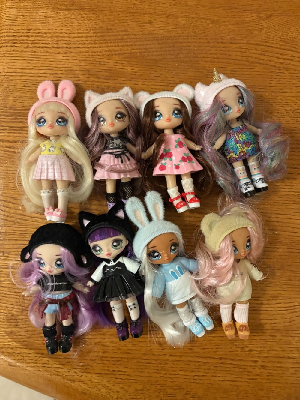 Set of 8 Na Na Na dolls